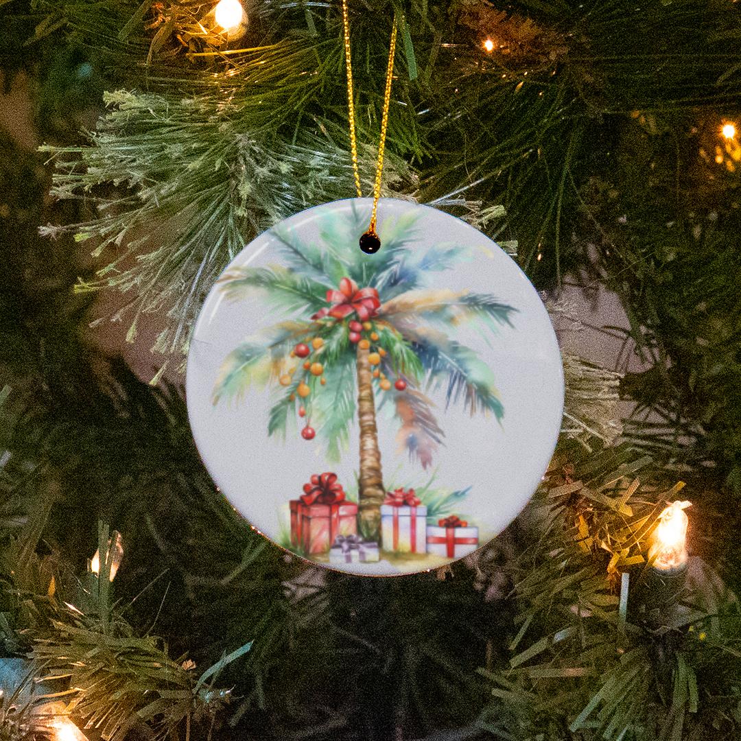 Ceramic Ornament-Palm Tree