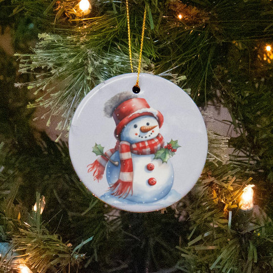 Ceramic Ornament-Snow Man